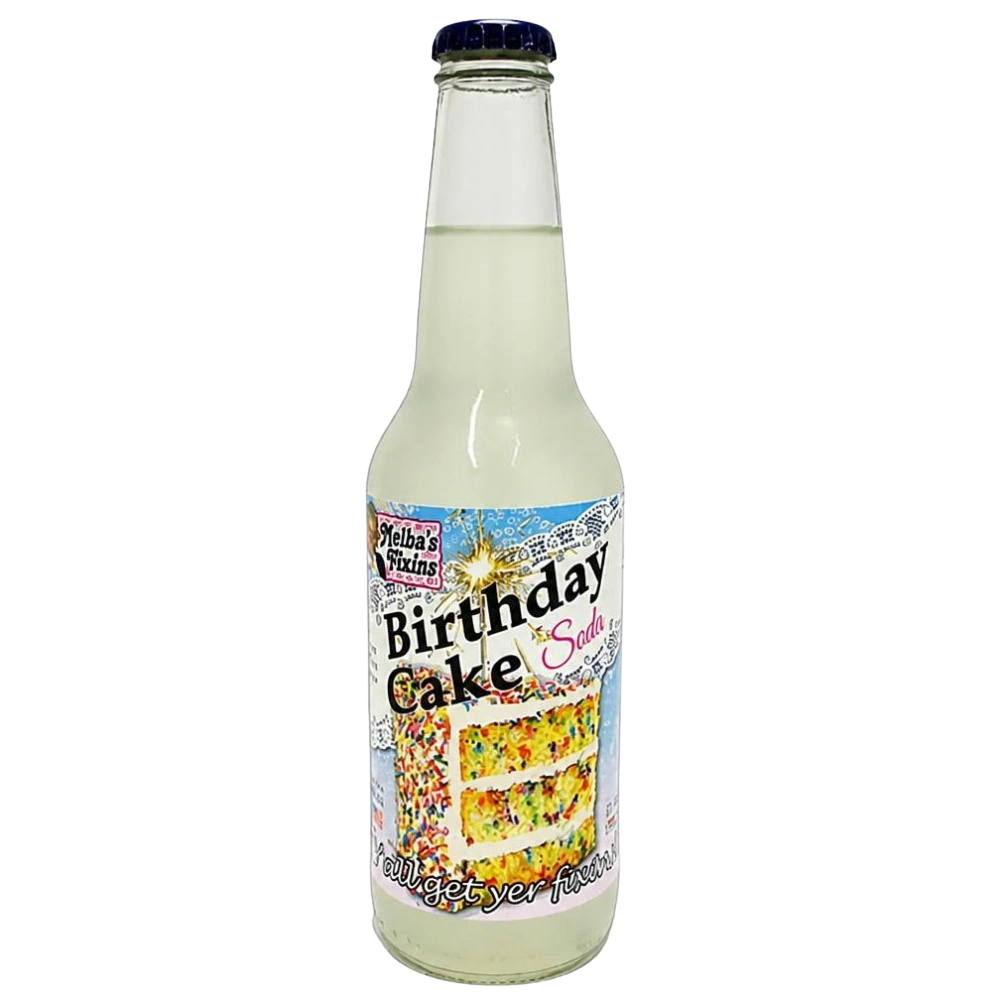 Melbas Fixins Birthday Cake Soda