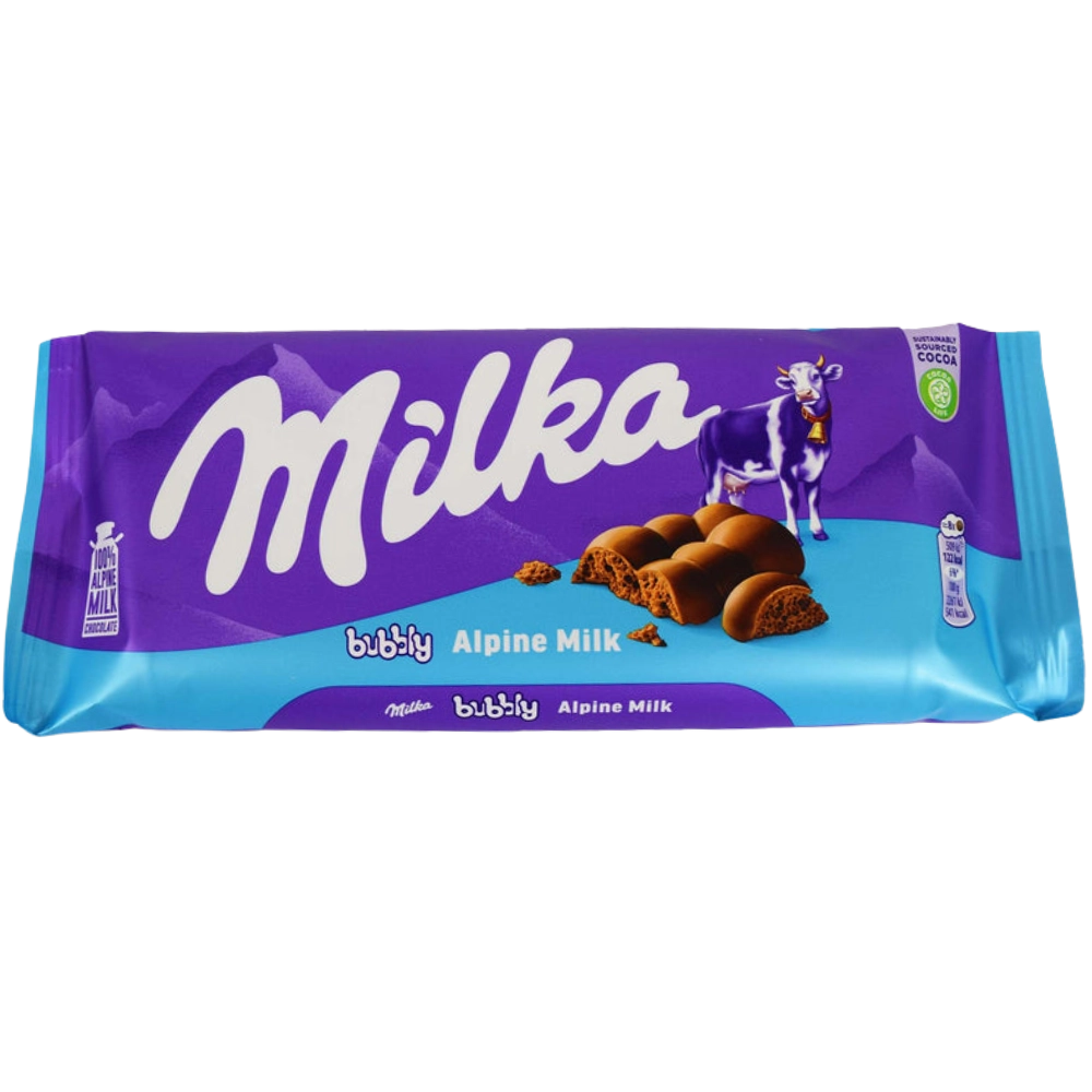 Milka Bubbly Alpine Milk - 100g