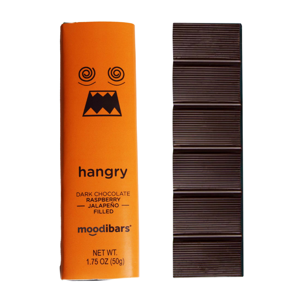 Moodibars Hangry - Dark Chocolate Raspberry Jalapeno
