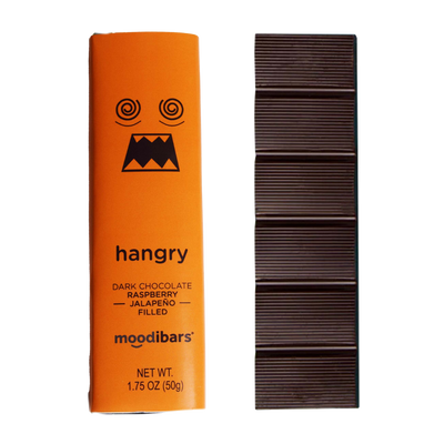 Moodibars Hangry - Dark Chocolate Raspberry Jalapeno