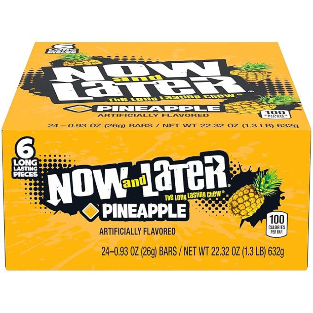 Now and Later Pineapple - 24 Count Box