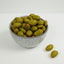 Bowl of Olive Shaped Chocolate Covered Almonds 