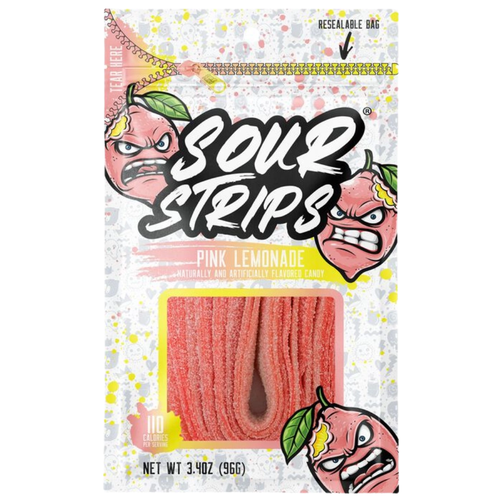 Sour Strips Pink Lemonade