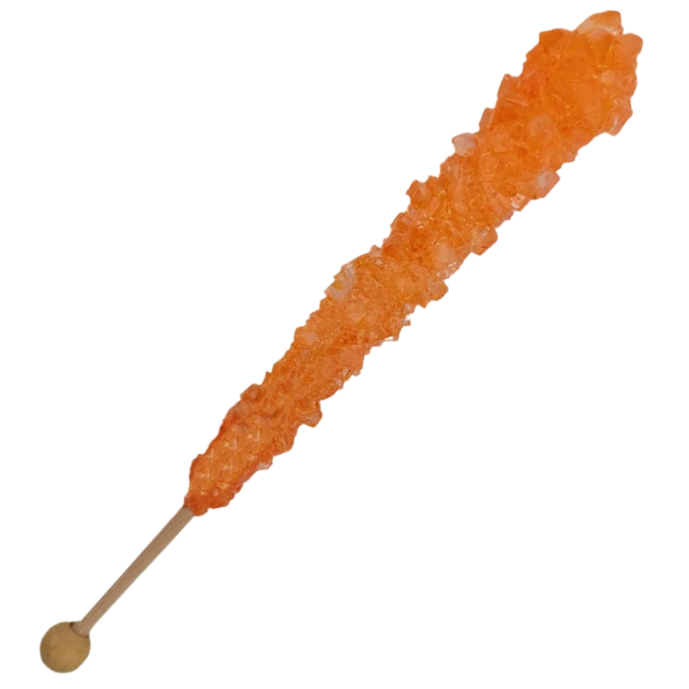 Rock Candy Sticks - Orange
