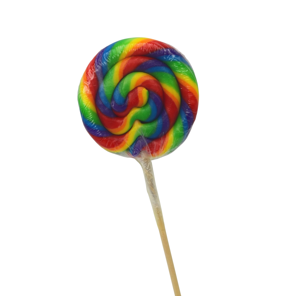 Small Swirl Rainbow Paddle Pop