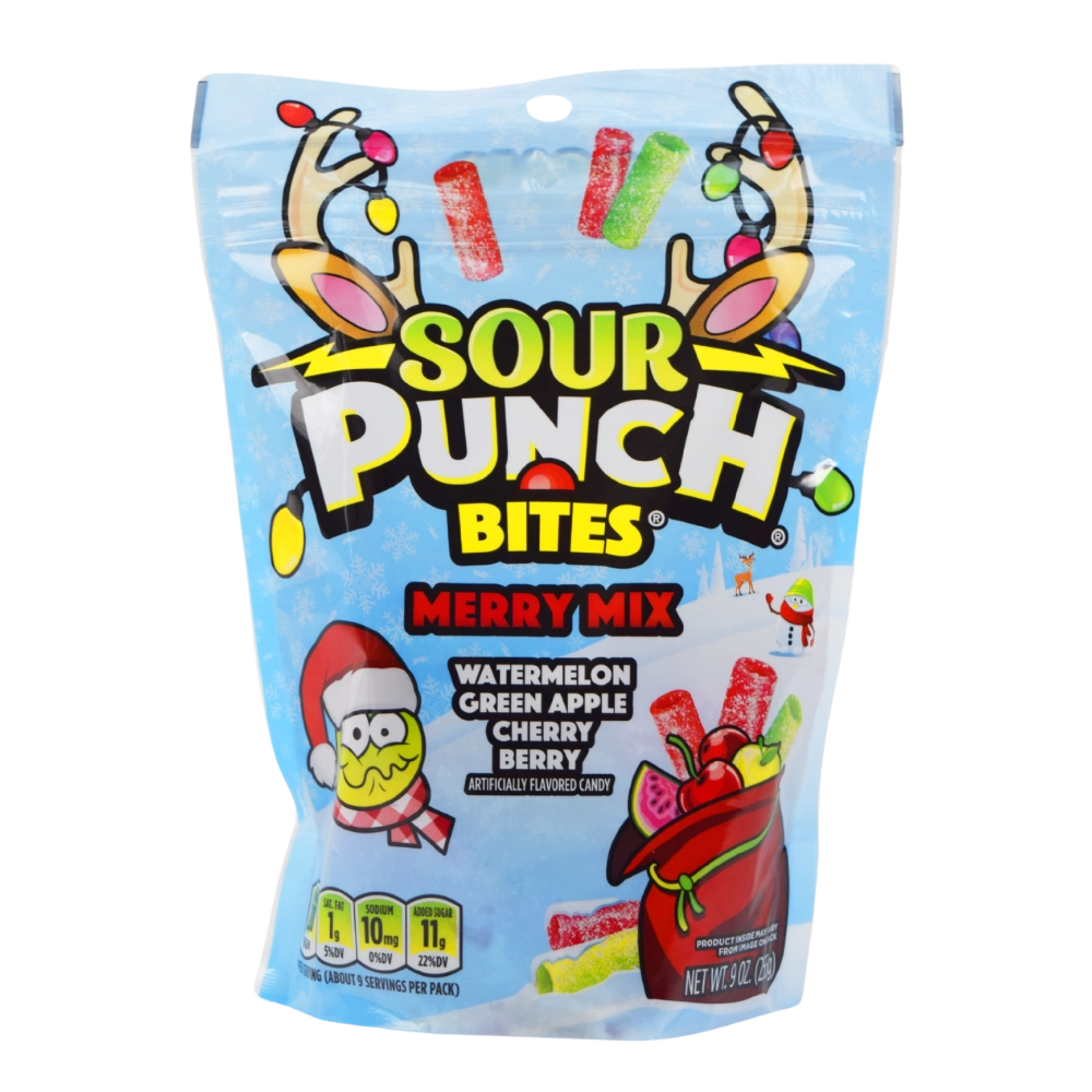 Sour Punch Bites Merry Mix 