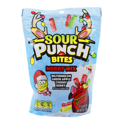 Sour Punch Bites Merry Mix 