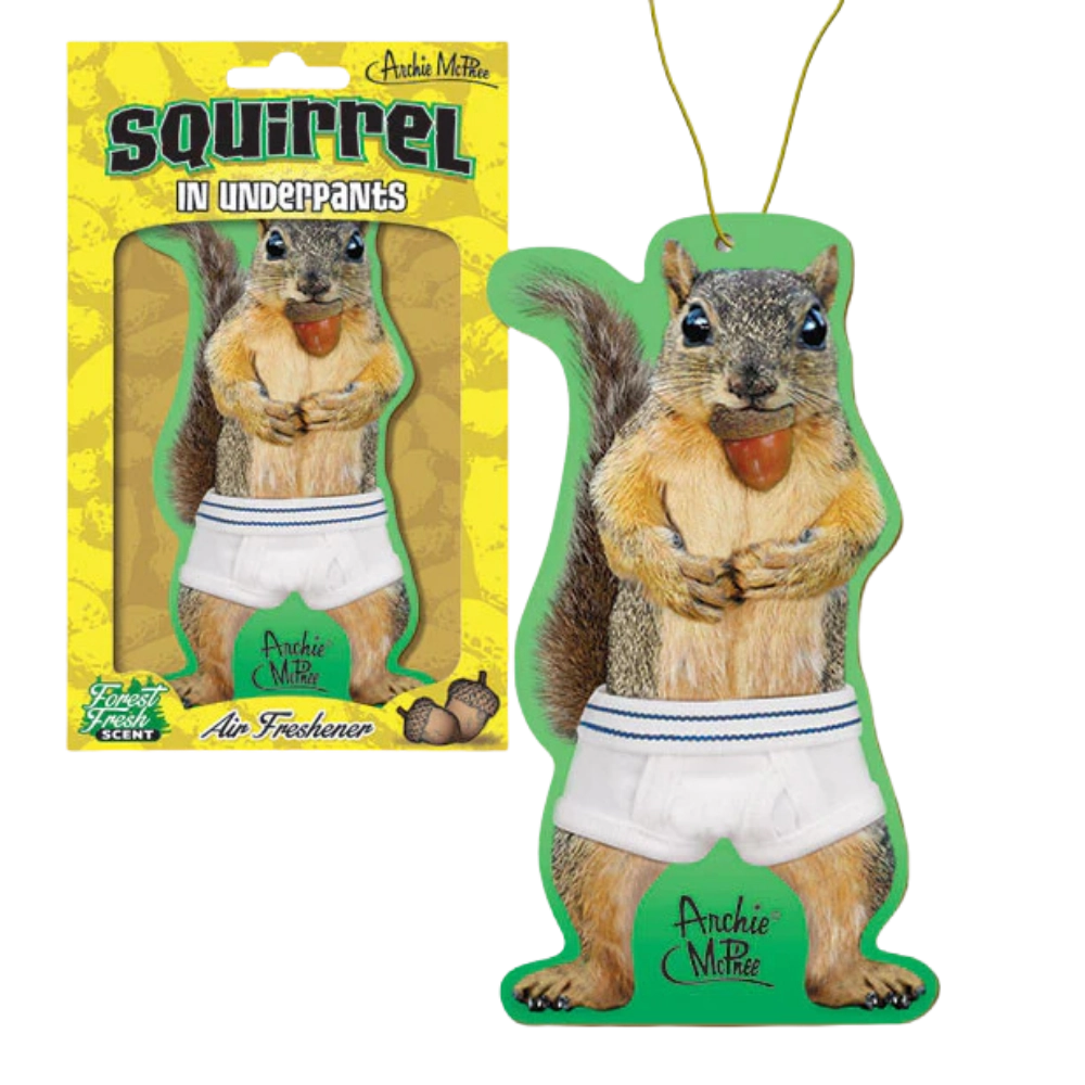 Squirrel in Underpants Air Freshener
