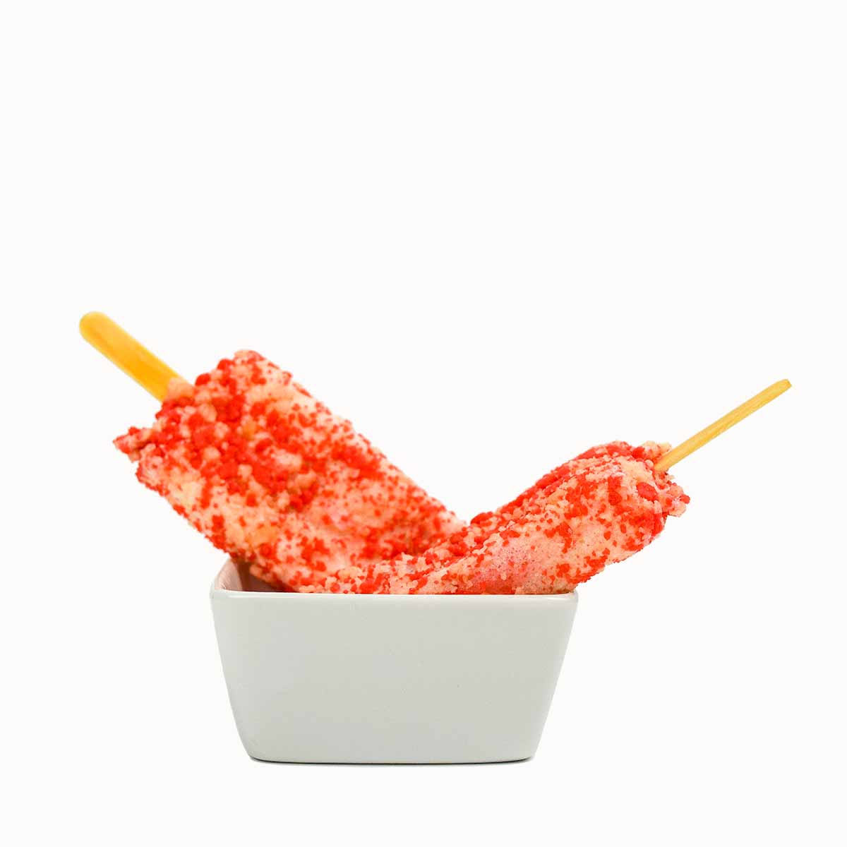 Freeze Dried Strawberry Shortcake Eclair Ice Cream Bars 