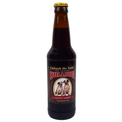The Original Bulldog Root Beer Soda