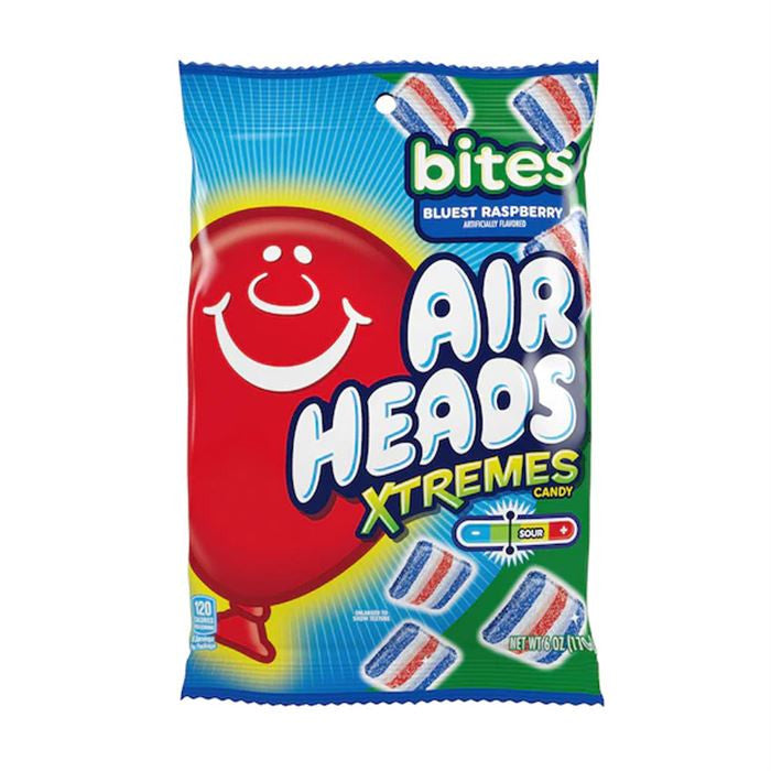 Airheads Xtremes Bites - Bluest Raspberry - 6 oz – Bulk Candy Store