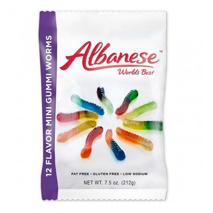 Albanese Confections Albanese Gummi Worms - 12 Flavor 7.5 oz bag