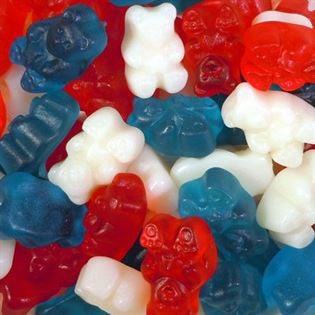 Albanese Confections Red, White and Blue Gummi Bears - Freedom