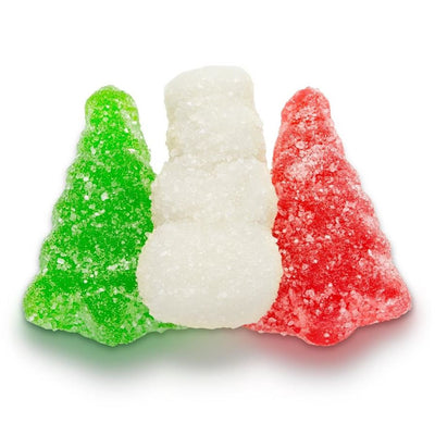 Albanese Confections Sweetly Sour Trees and Snowmen Gummi - 1 lb