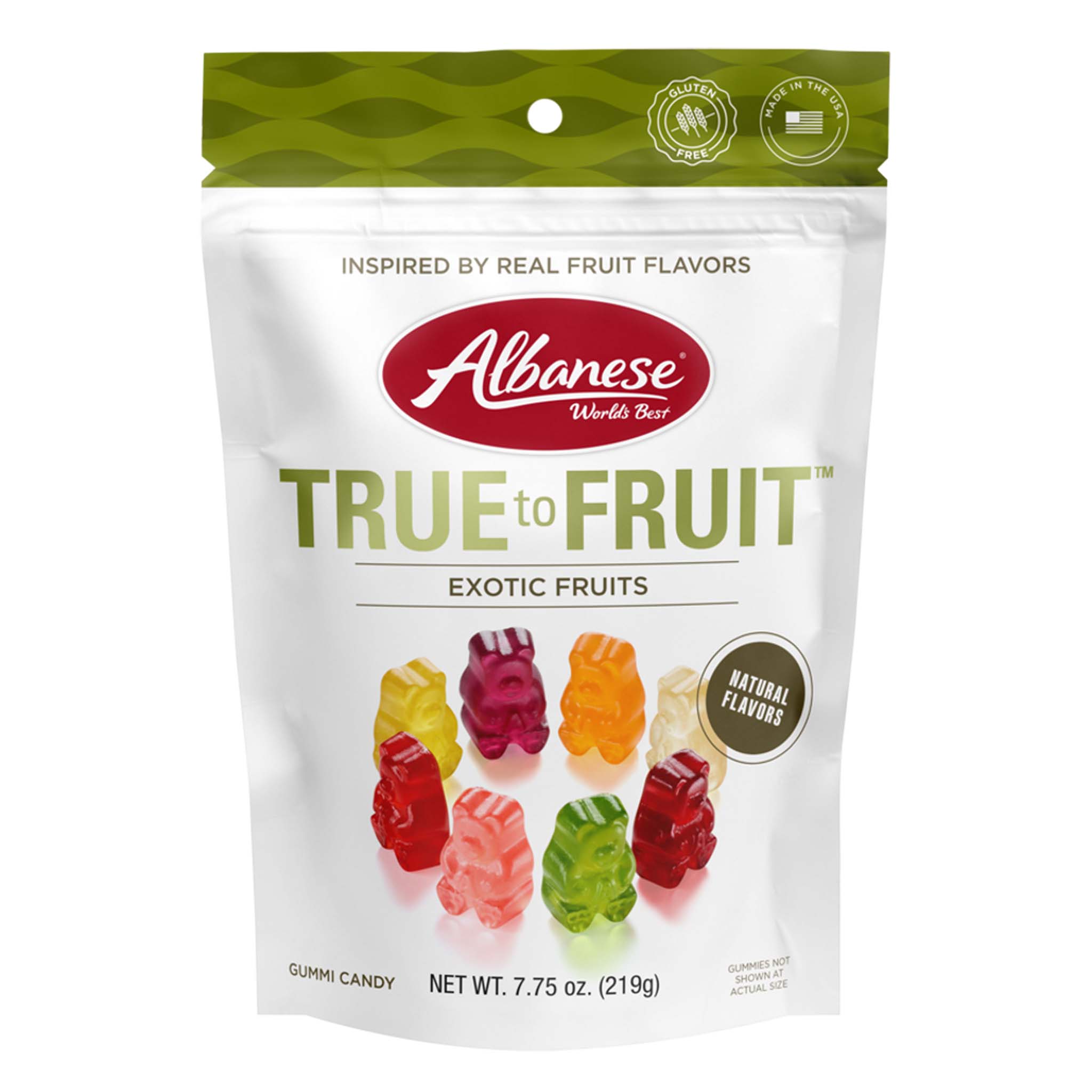 True Ruit Albanese True to Fruit Exotic Fruits – Bulk Candy Store