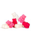 Pink & White Gummi Glow Bears