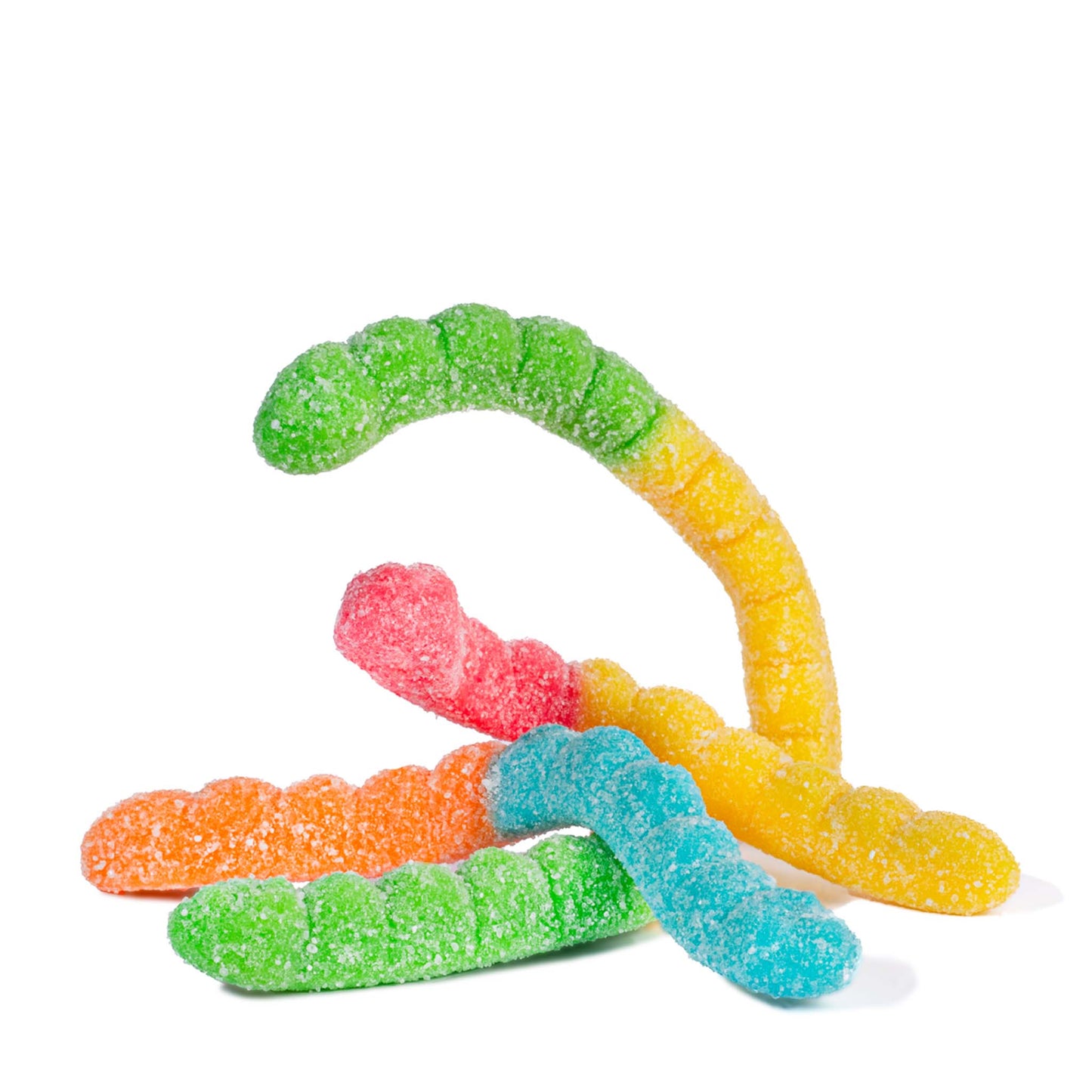 Gummi Worms Neon Sour - 4.5 lbs