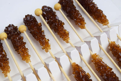 Amber Rock Candy Swizzle Sticks - 18 Count