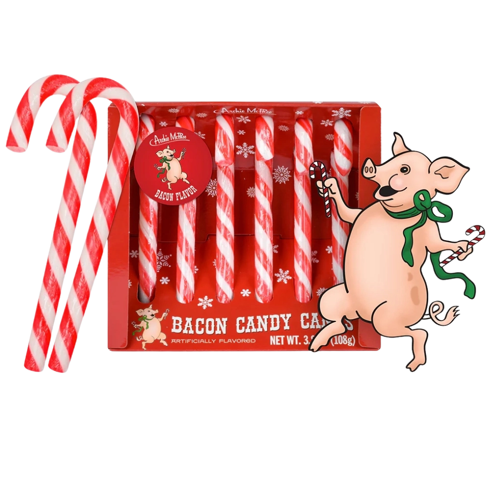 Bacon Candy Canes