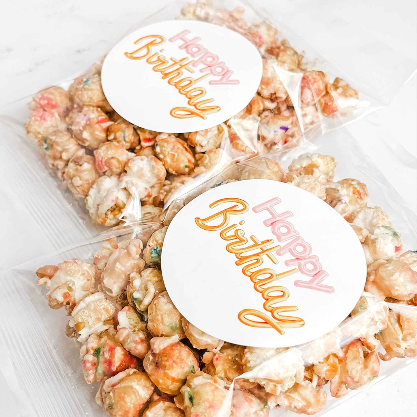 Birthday Popcorn Favors
