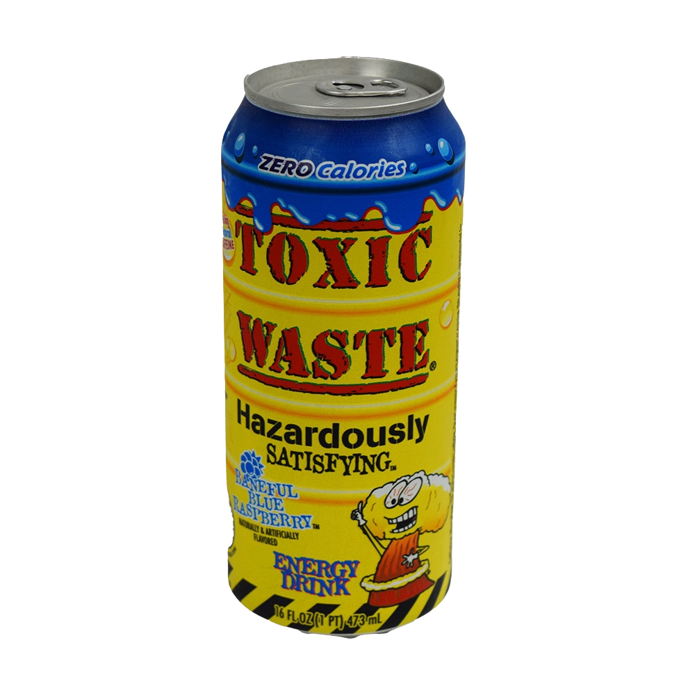 Toxic Waste Baneful Blue Raspberry Energy Drink