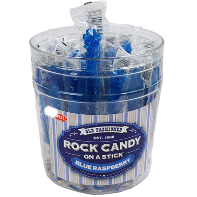Blue Raspberry Rock Candy Stick