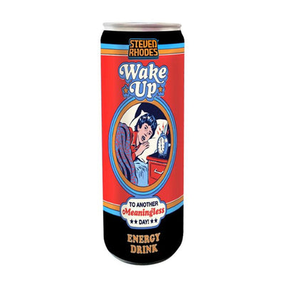 Boston America Corp Steven Rhodes Wake Up Energy Drink - 12 oz Can 