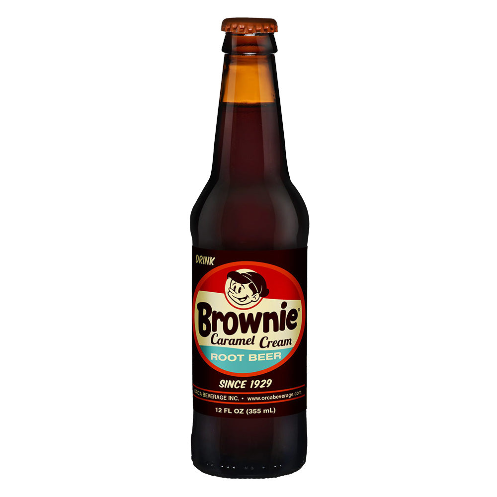 Brownie Caramel Cream Root Beer bottle 