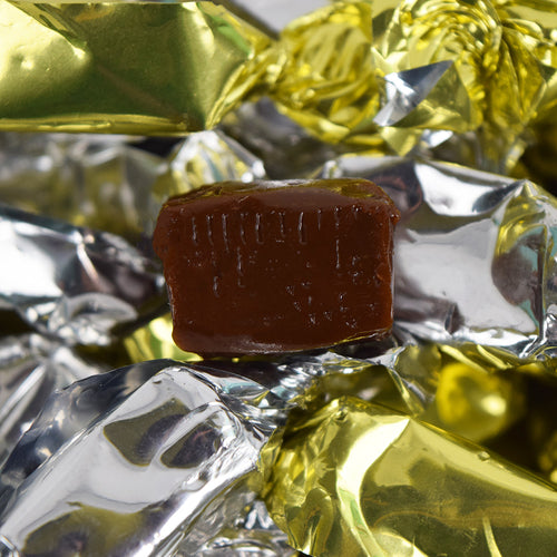 Coffee prims in silver and gold wrapping 