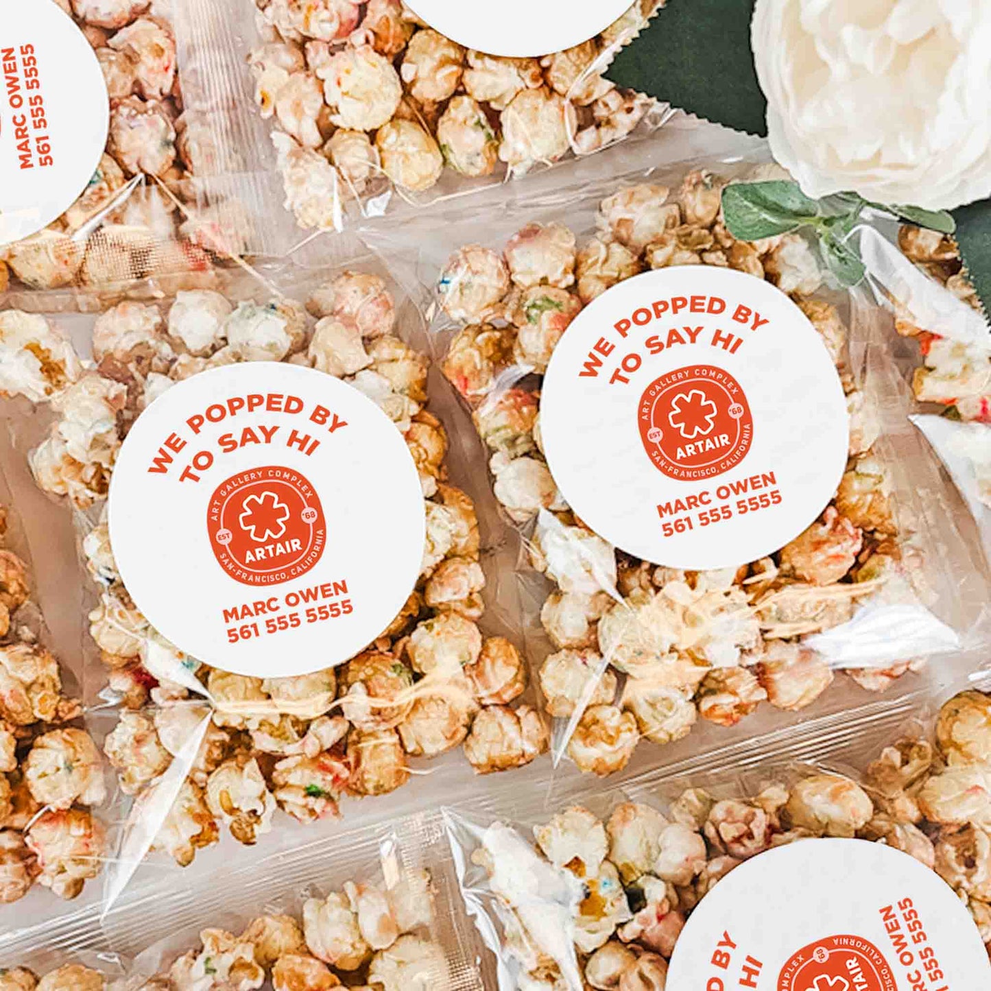 Corporate/Business Popcorn Favors