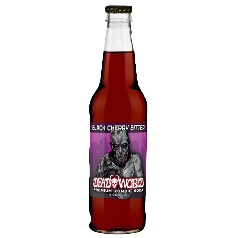 Dead World Zombie Soda - Black Cherry Bitter