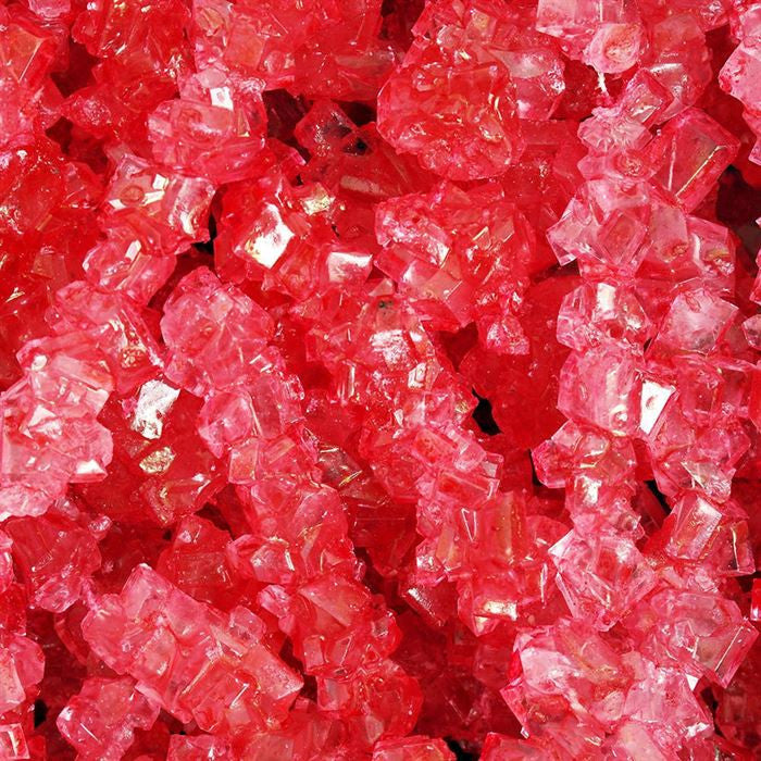 Dryden and Palmer Red Rock Candy on String Strawberry - 2.5 lb Bag