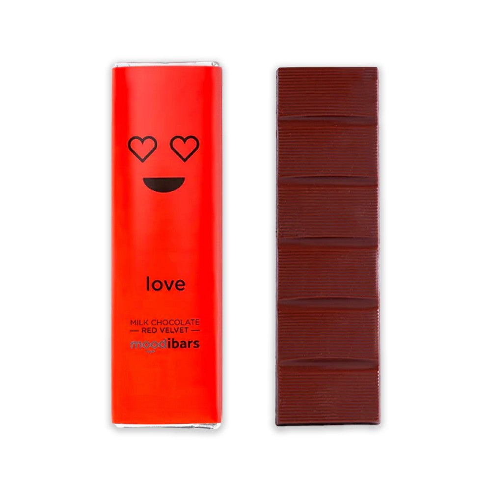 Moodibars Love - Milk Chocolate Red Velvet