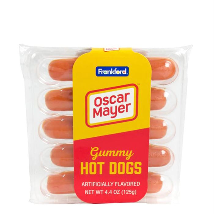 Frankford Candy Oscar Mayer Gummy Hot Dogs 