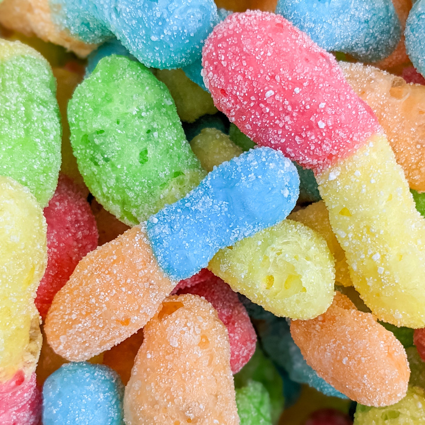 Freeze Dried Neon Worms