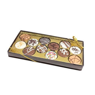 Fun Fair Treats Assorted Chocolate/Peanut Butter Covered Oreos - 12 count