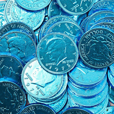 Gerrit Verburg Caribbean Blue Chocolate Foil Coins