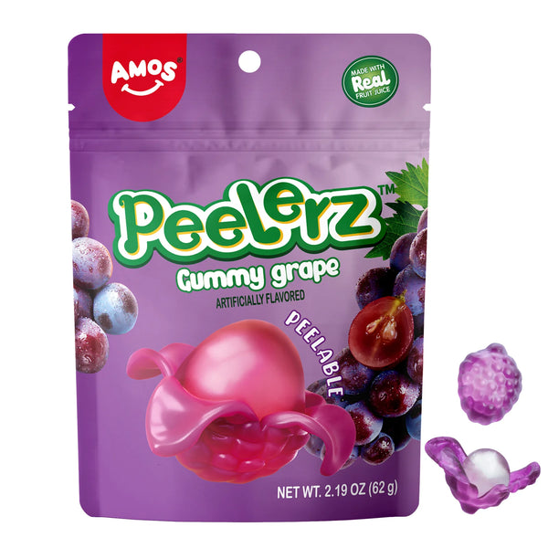 Amos Gummy Peelerz - Grape – Bulk Candy Store