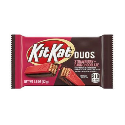 Hershey Kit Kat Duos - Strawberry and Dark Chocolate Bar - 1.5 oz - Each