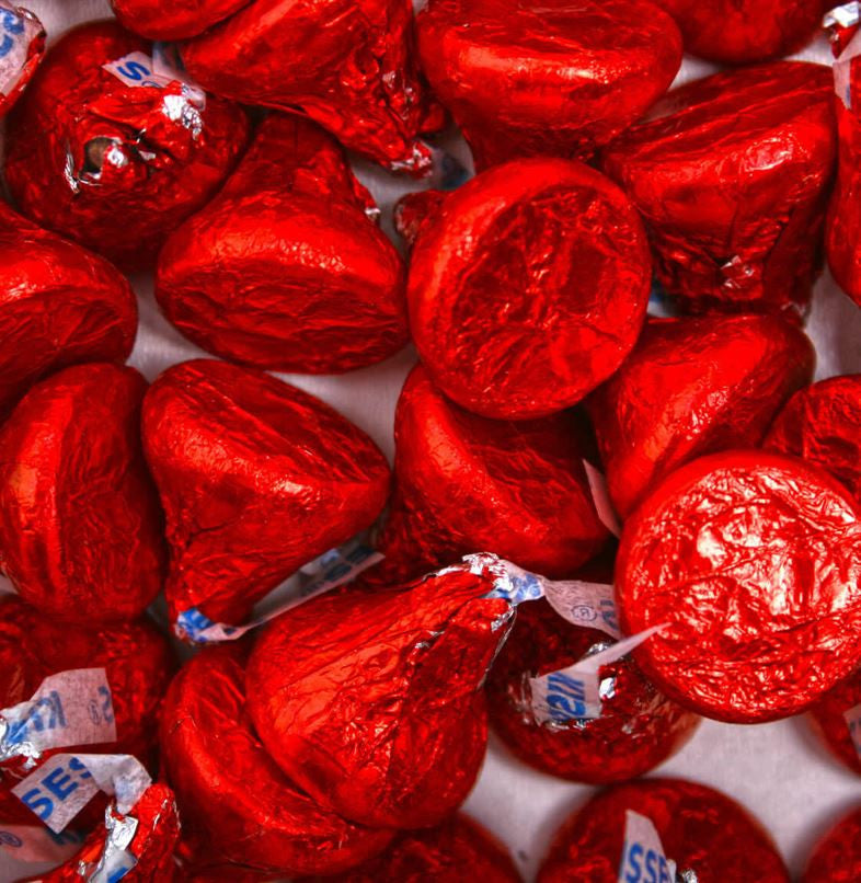 Red Hershey's Kisses