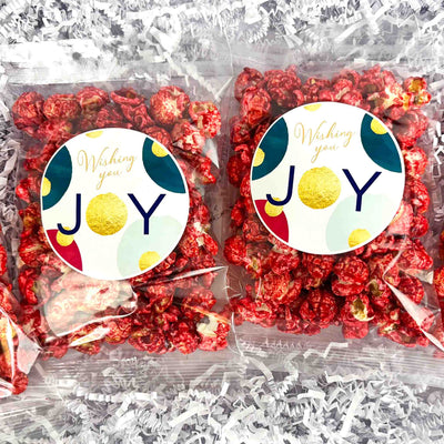 Holiday Popcorn Favors