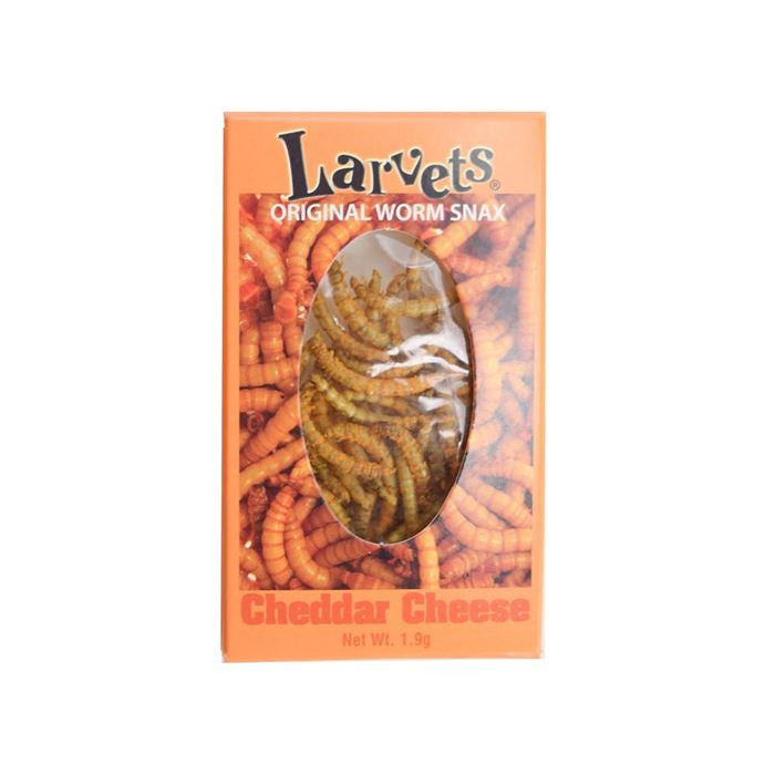 Hotlix Candy Larvets Worm Snax Cheddar Cheese - 1.9 oz