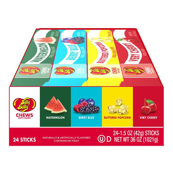 Jelly Belly Chews Assorted 24 Count Box