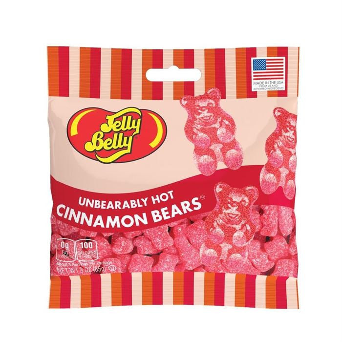 Jelly Belly Unbearably HOT Cinnamon Bears 3 oz Bag