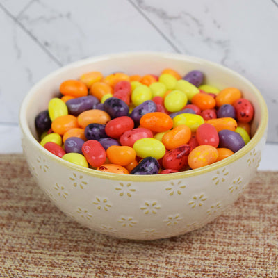 Jelly Belly Smoothie Blend Jelly Beans in Decorative Ceramic Bowl