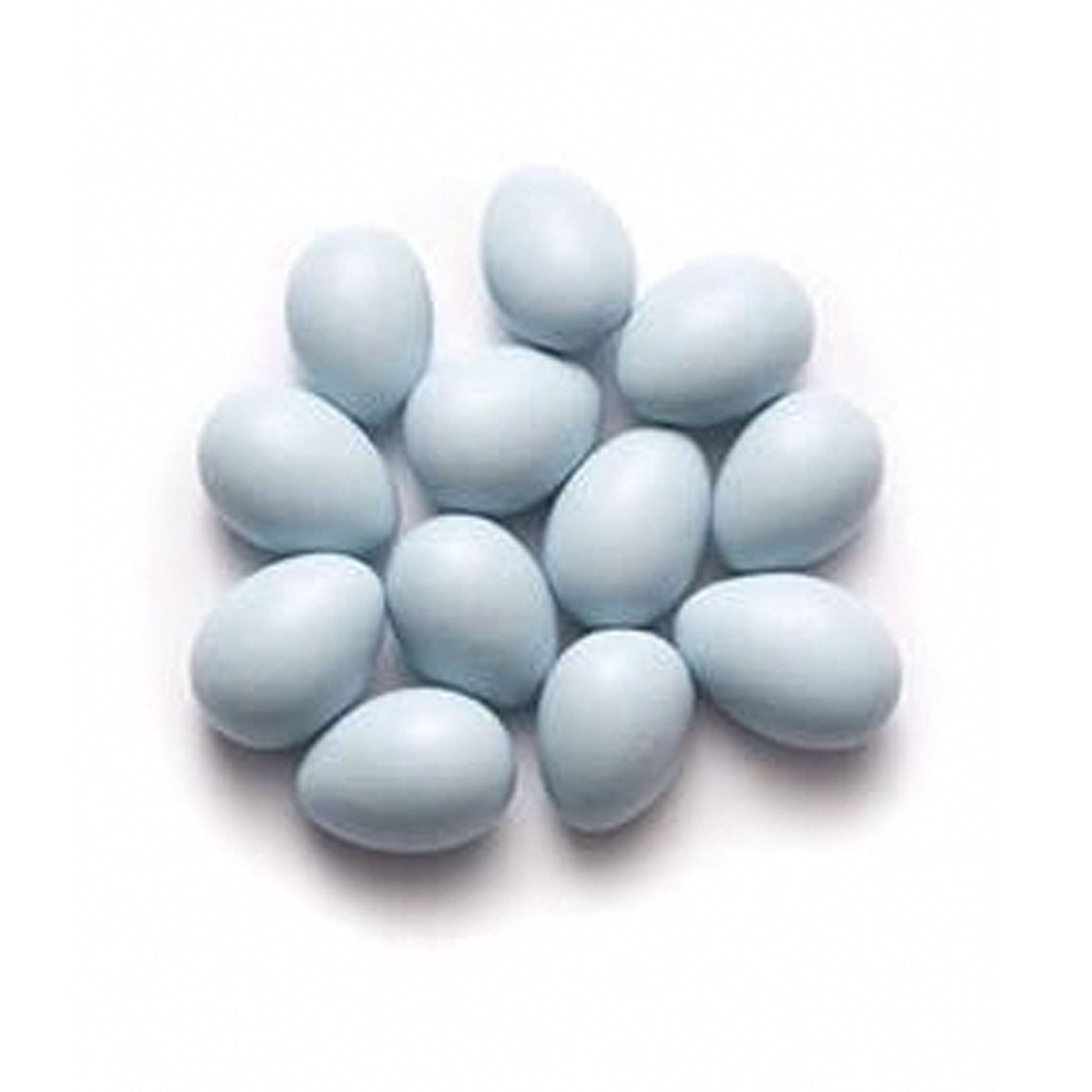 Pastel blue Jordan almonds 
