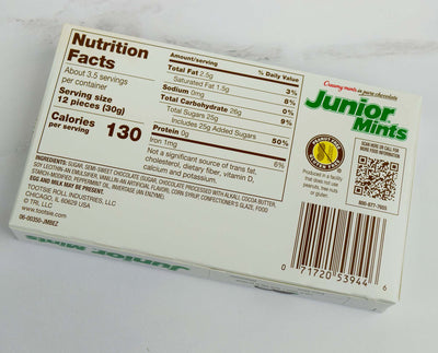 Junior Mints Theater Box Back