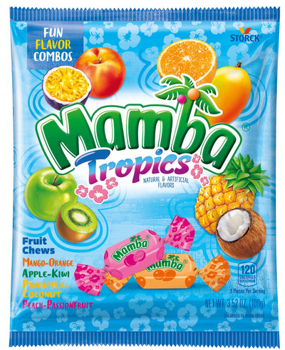 Mamba Tropics Fruit Chews Peg Bag