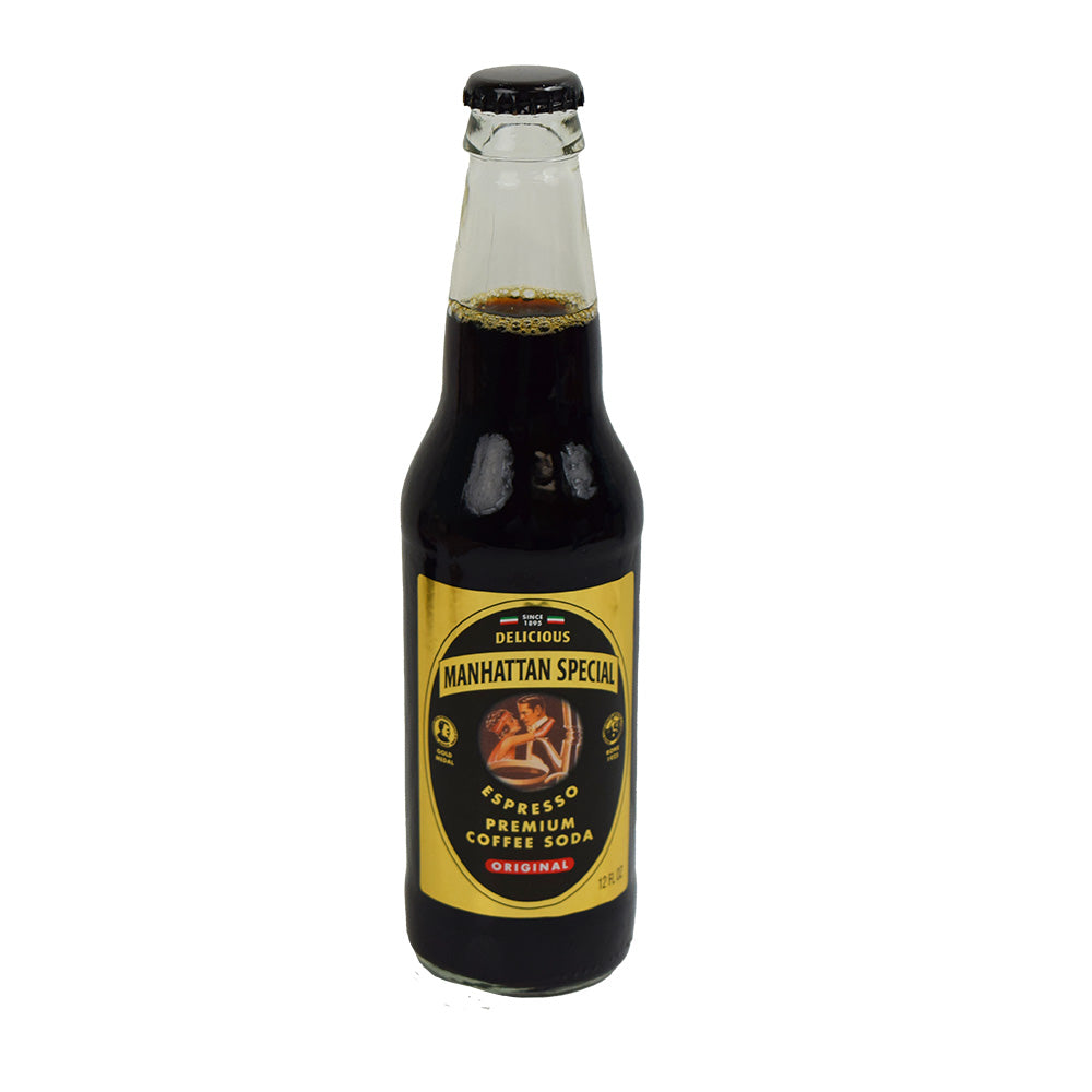 Bottle of Manhattan Special coffee soda 