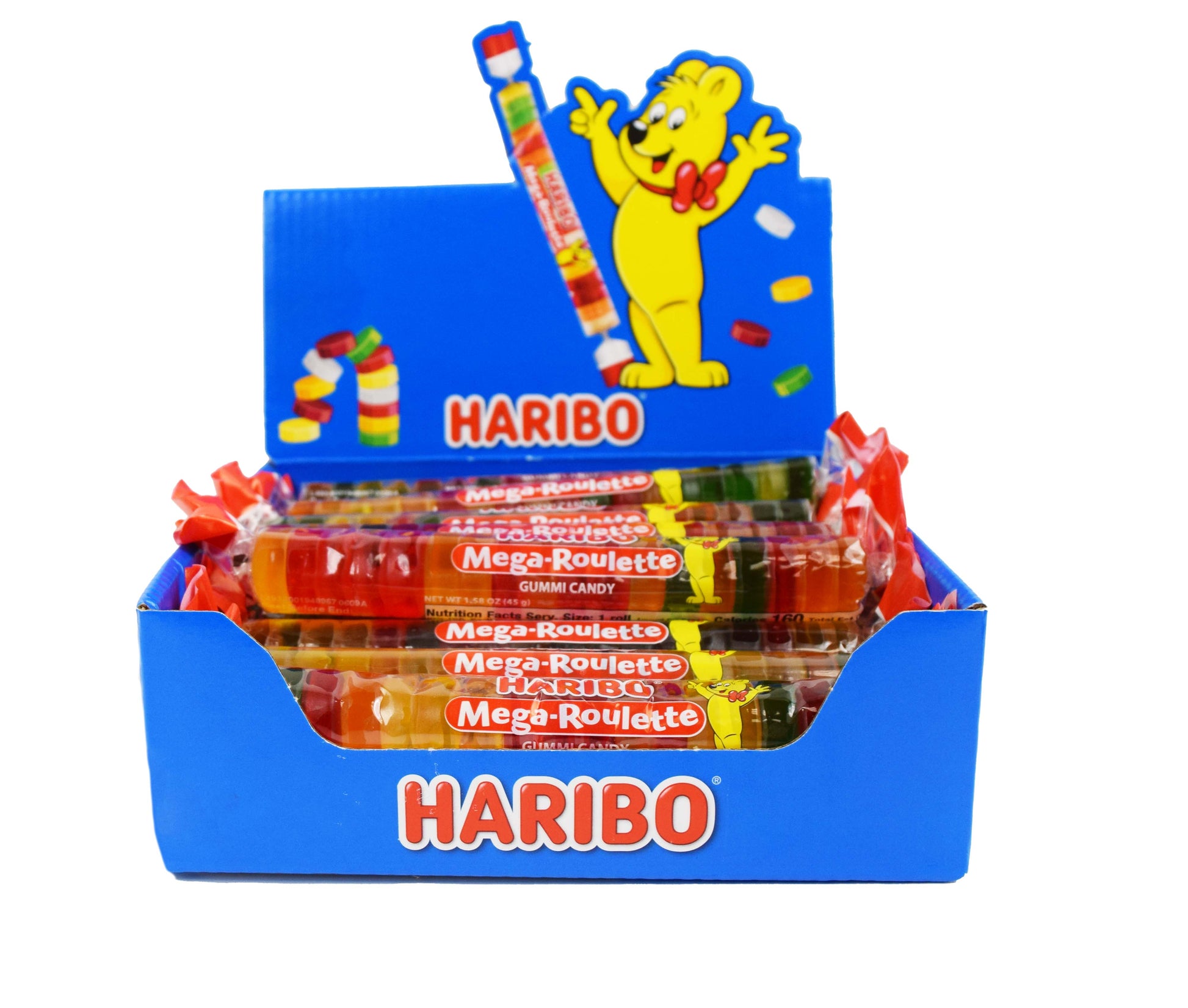 Haribo Mega Roulette Roll 24 Count Box